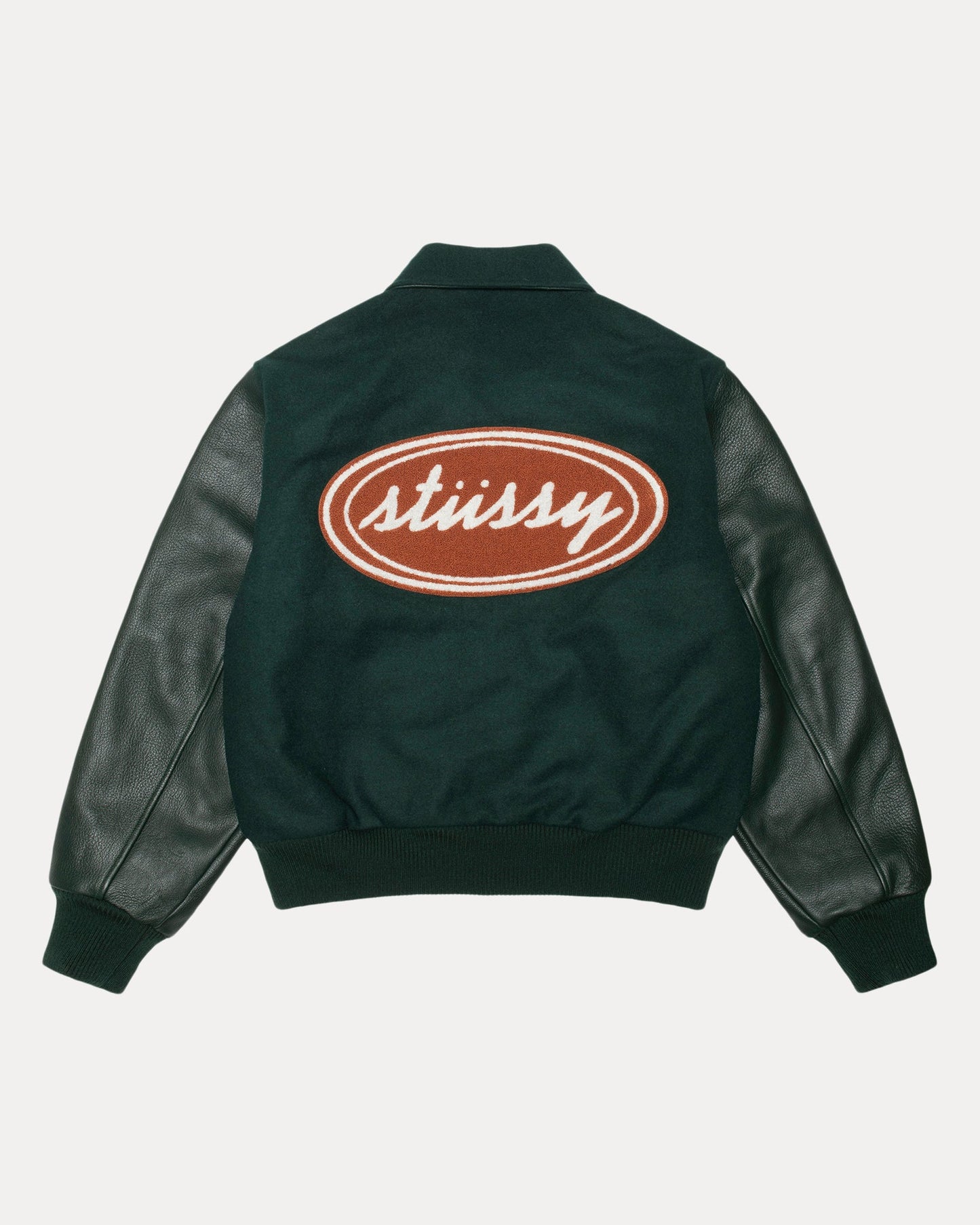 SCRIPT OVAL VARSITY JACKET