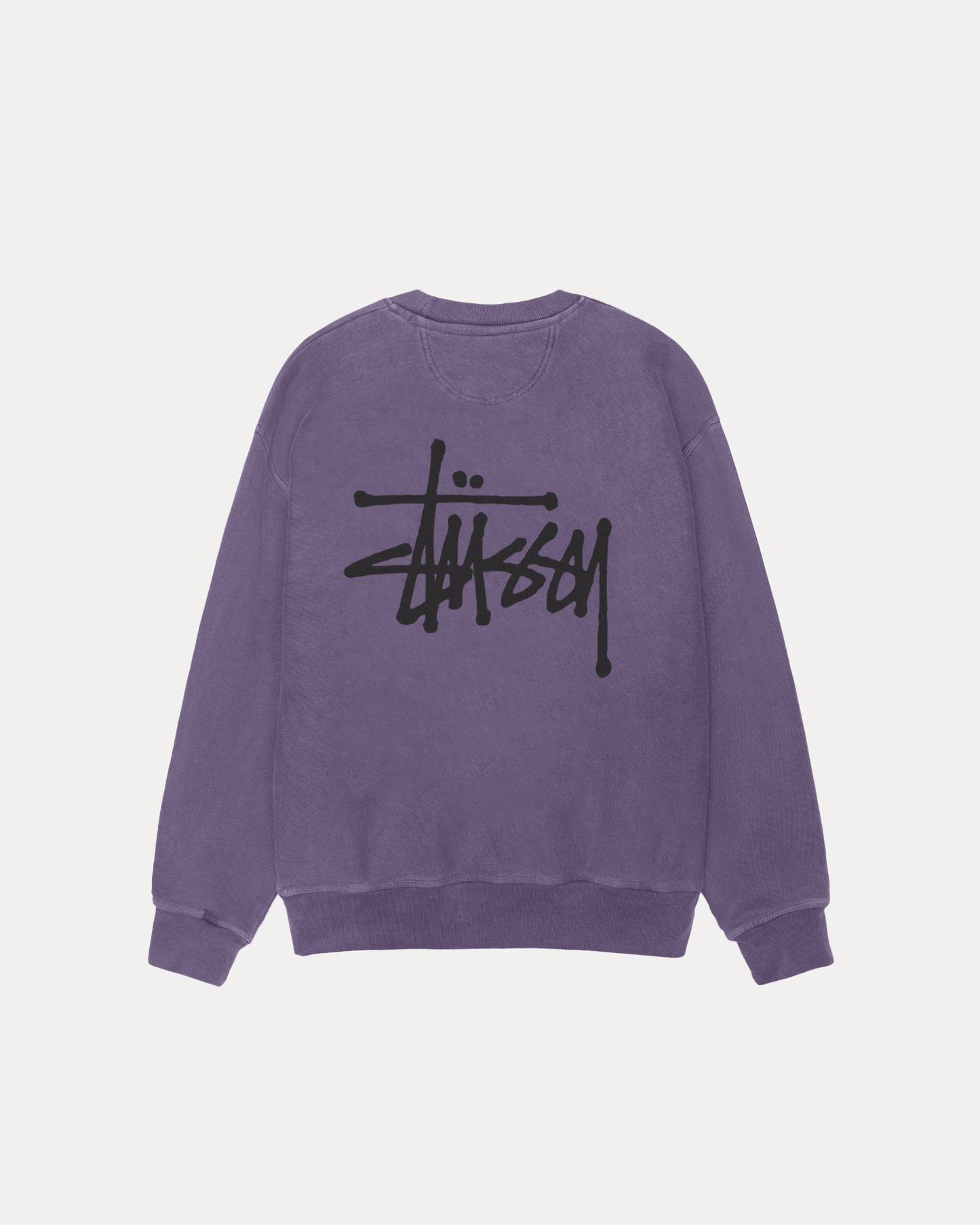 BASIC STÜSSY CREW PIGMENT DYED