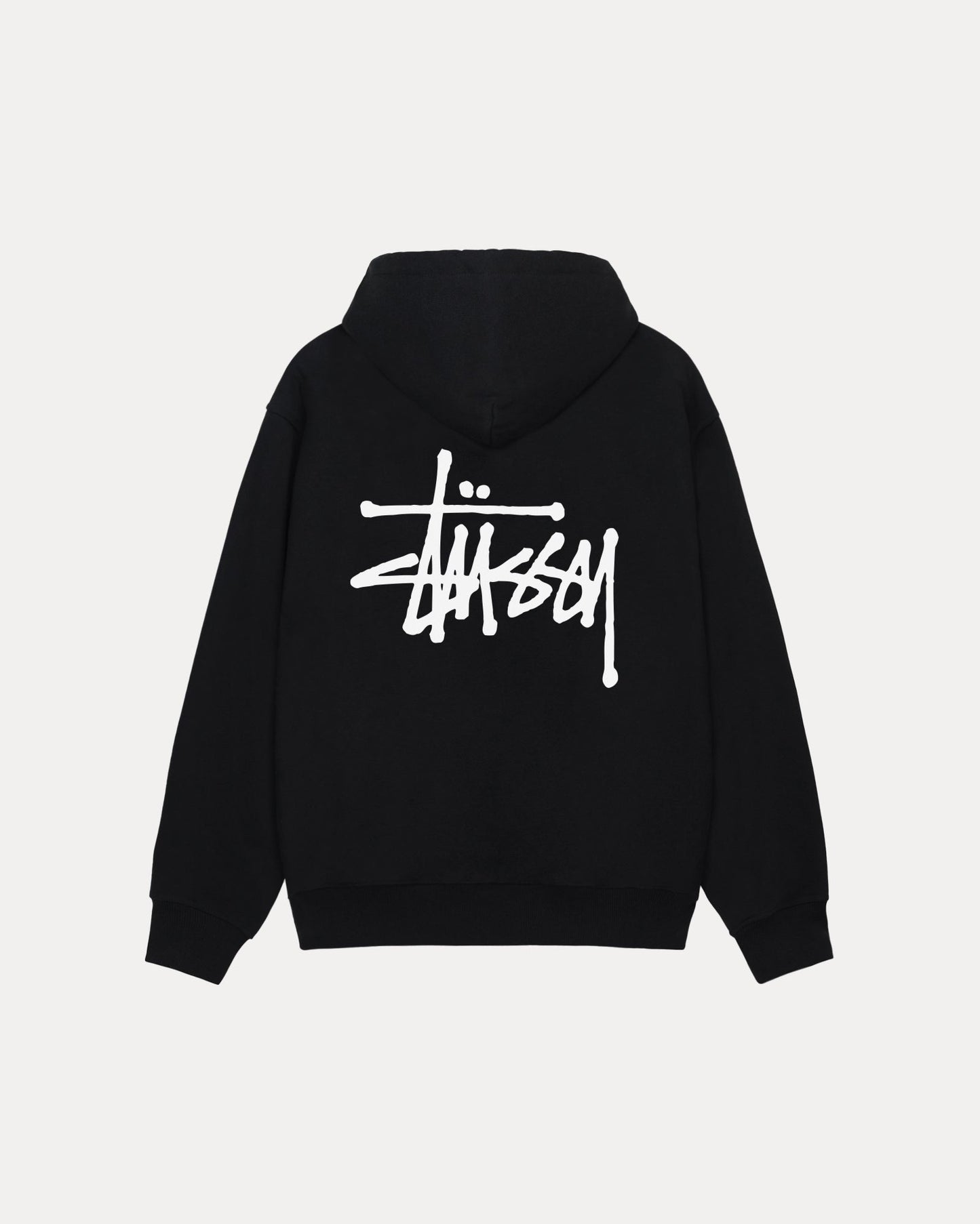 BASIC STÜSSY ZIP HOODIE