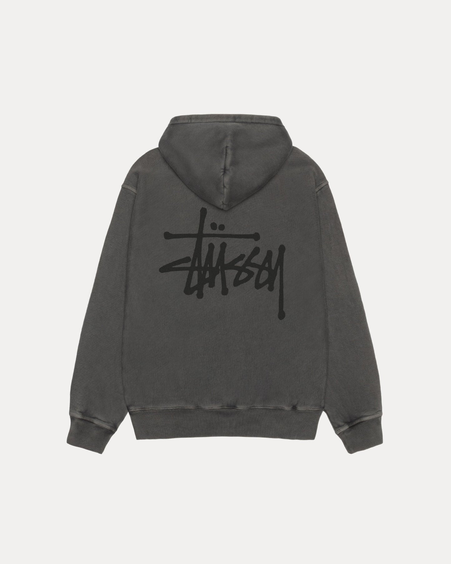 BASIC STÜSSY ZIP HOODIE PIGMENT DYED