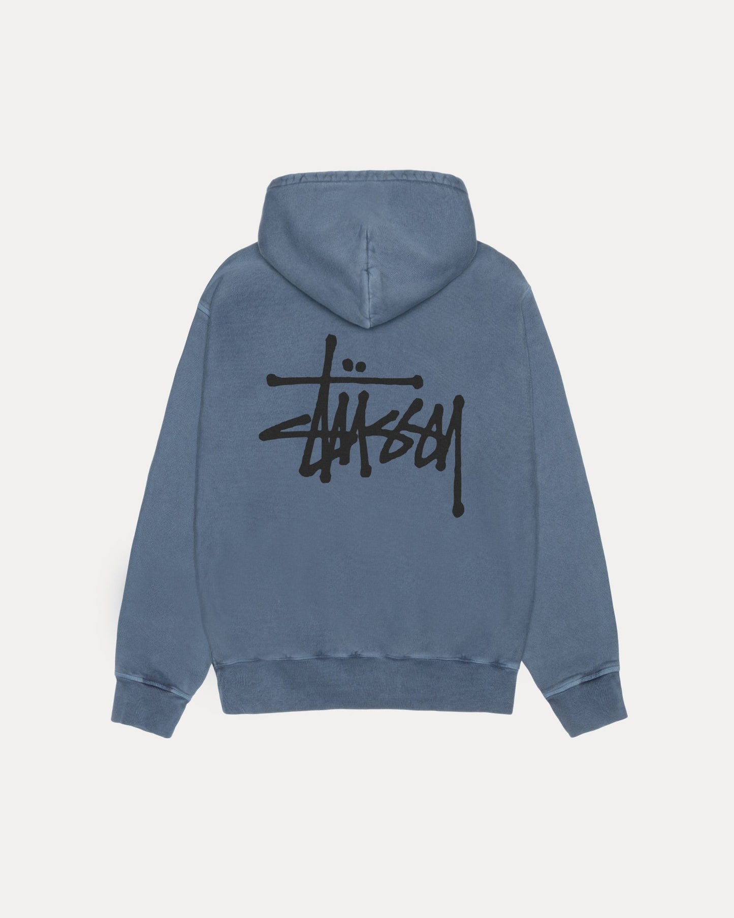 BASIC STÜSSY ZIP HOODIE PIGMENT DYED