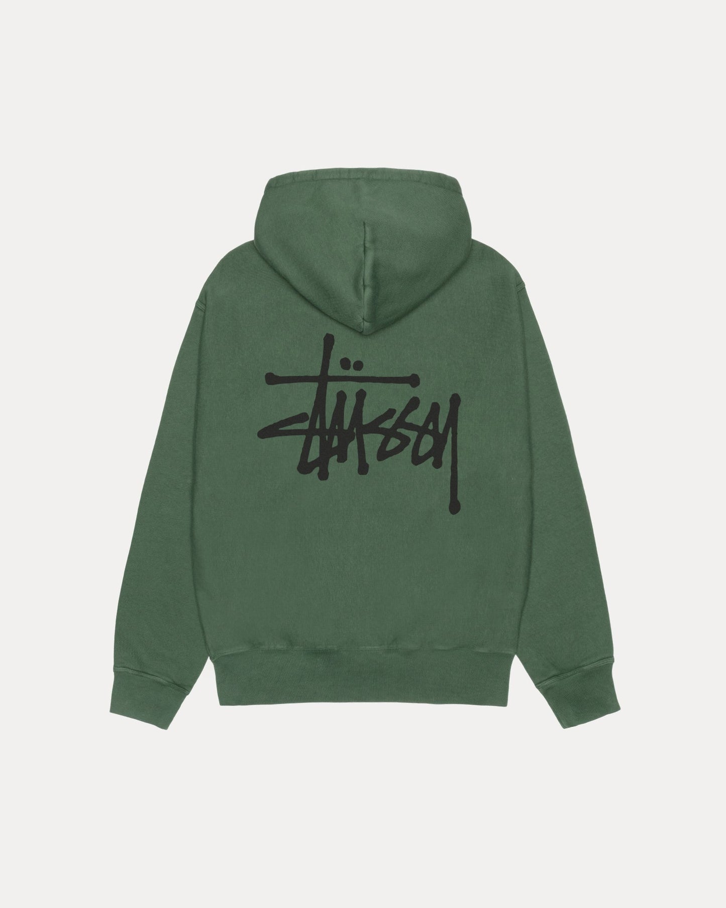 BASIC STÜSSY ZIP HOODIE PIGMENT DYED