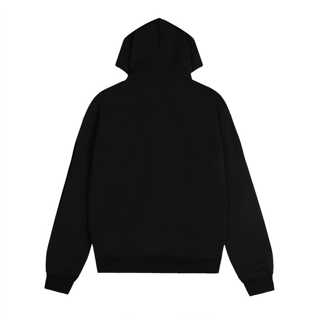 Polo Black Zip Hoodie