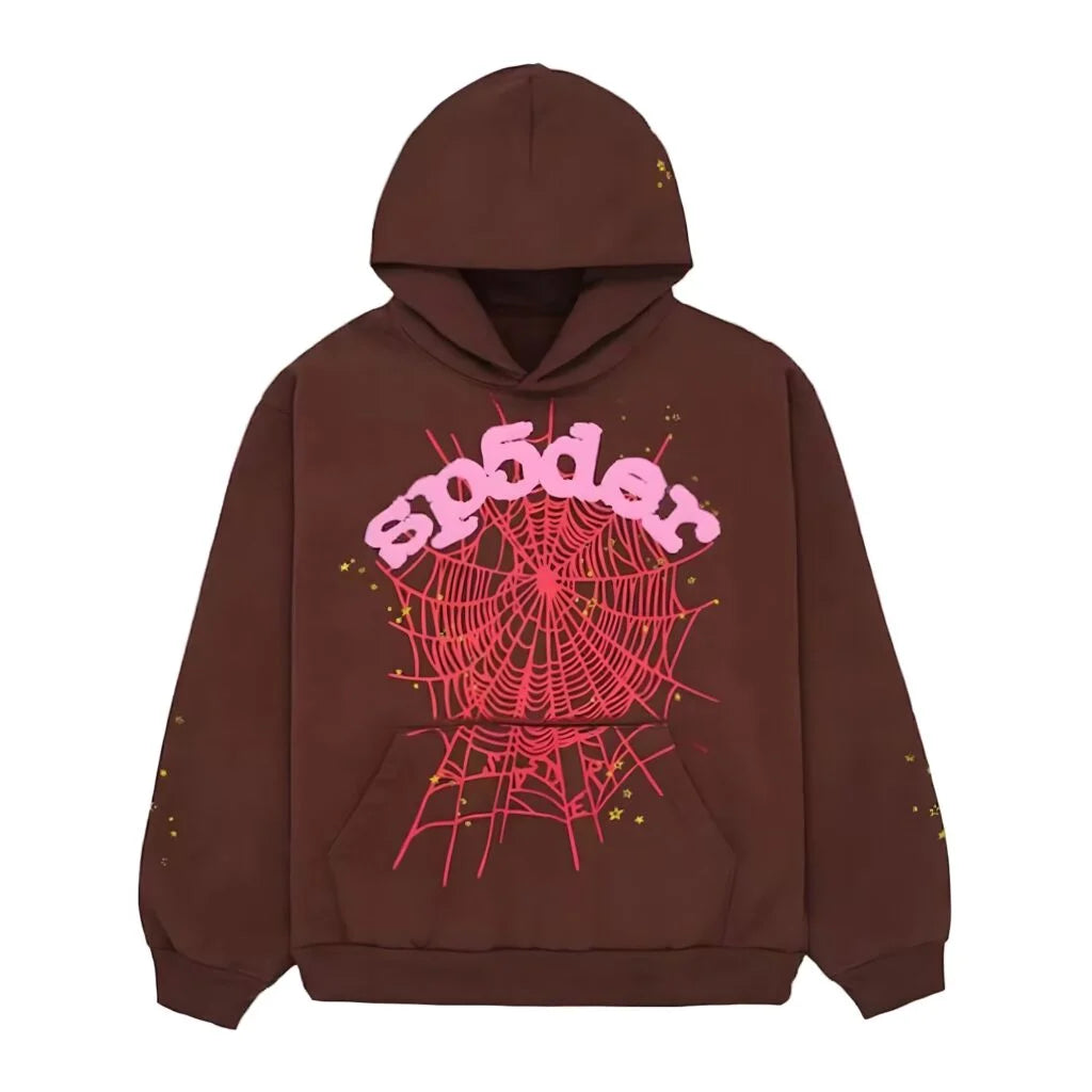 V2 Web Hoodie Brown