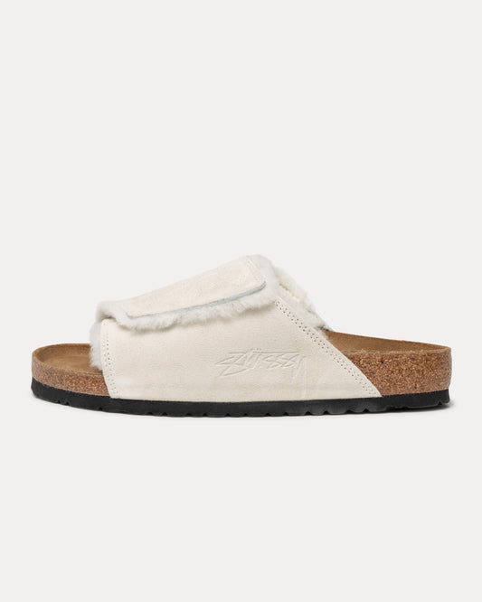 STÜSSY & BIRKENSTOCK SOLANA SHEARLING SLIDE