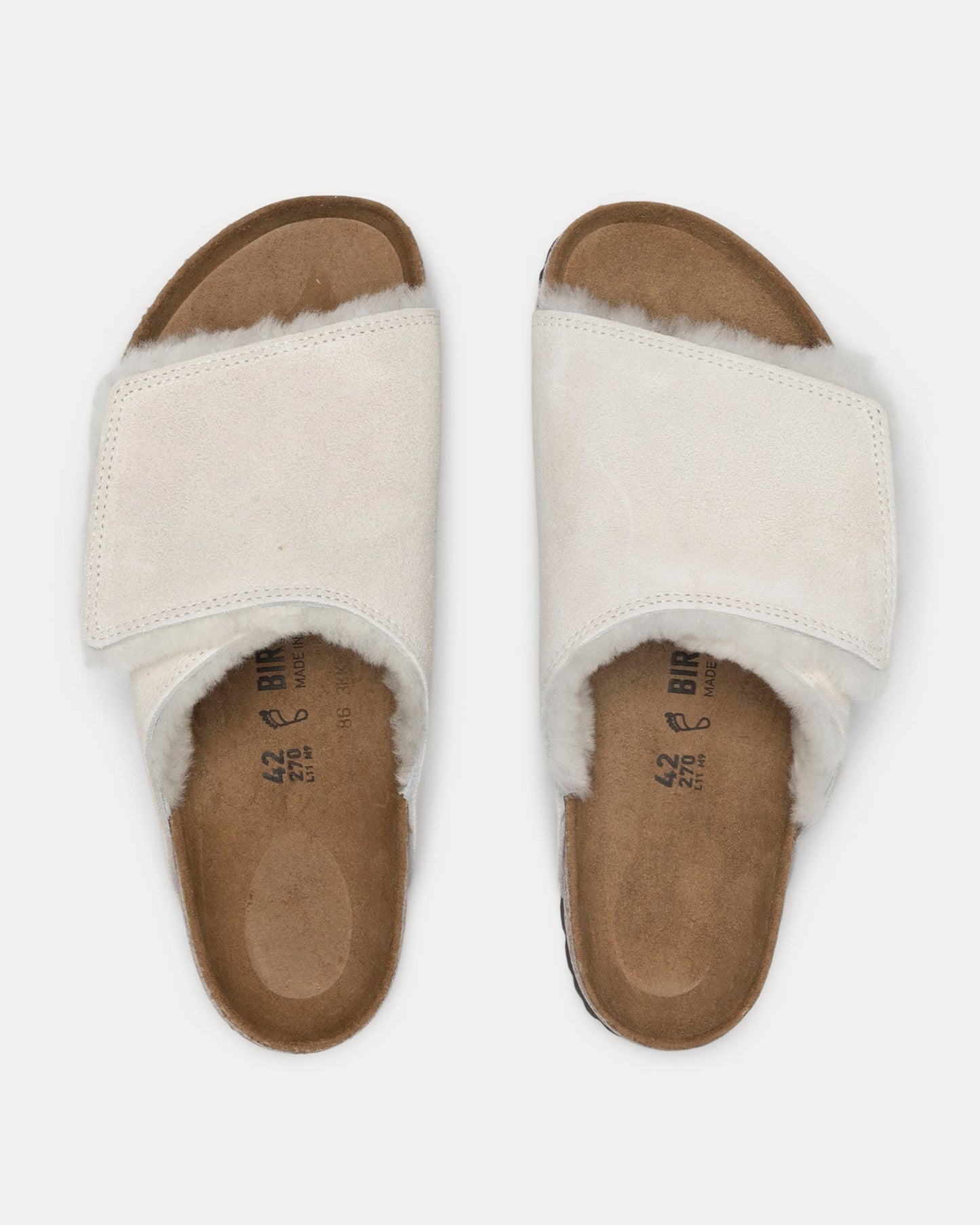 STÜSSY & BIRKENSTOCK SOLANA SHEARLING SLIDE