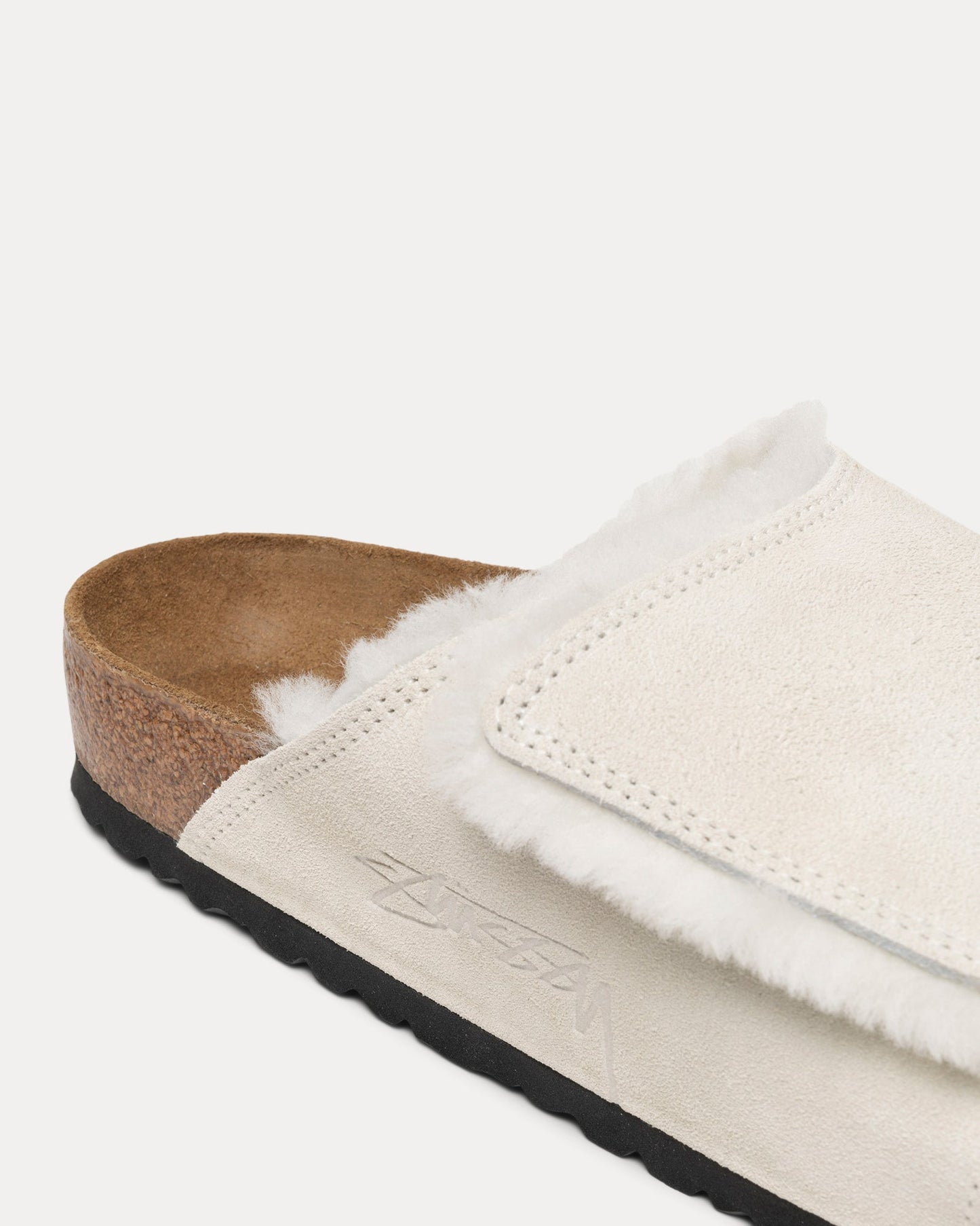 STÜSSY & BIRKENSTOCK SOLANA SHEARLING SLIDE