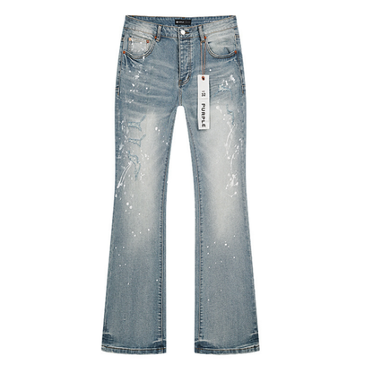 Purple Flared Jeans