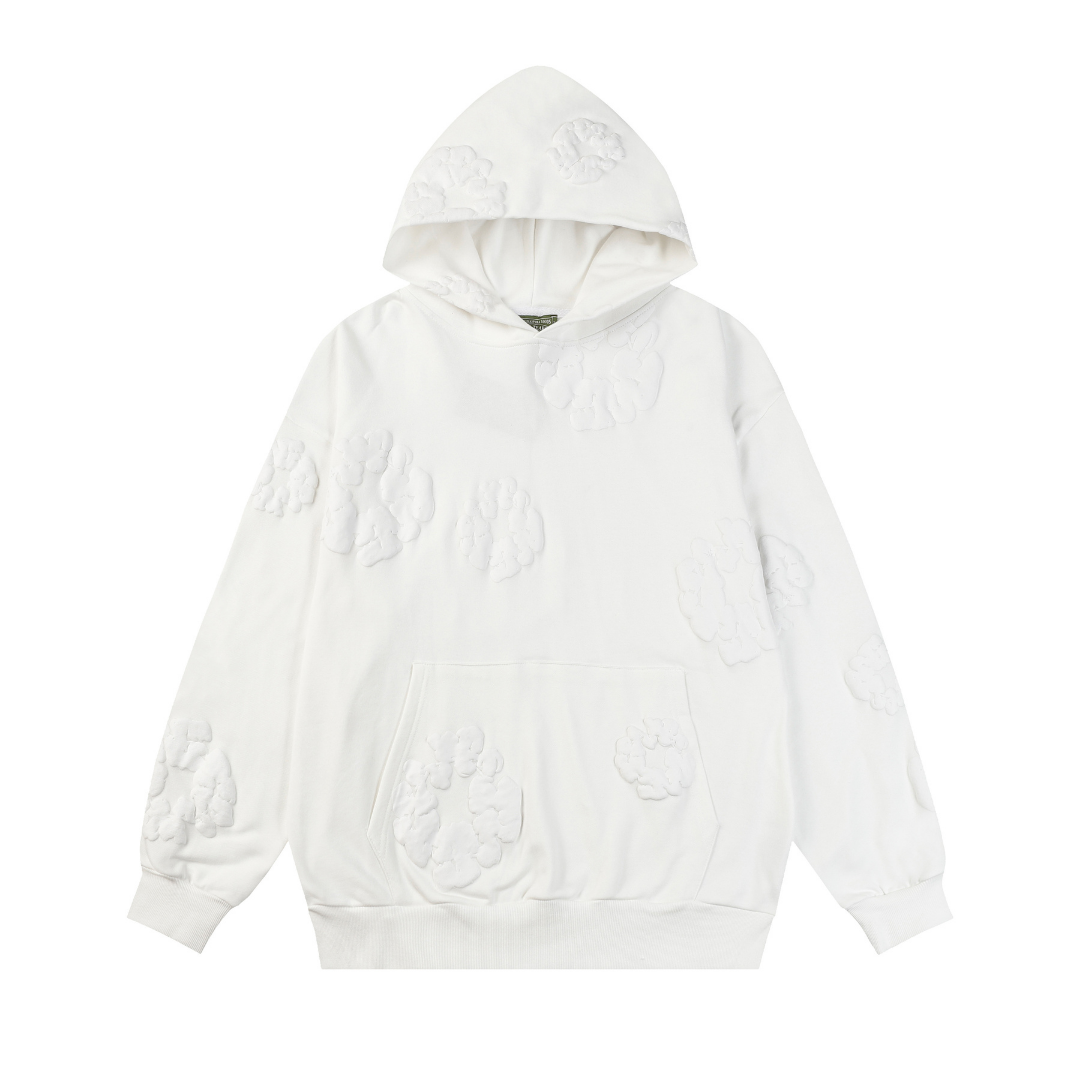 Denim Trs Full White Tracksuit