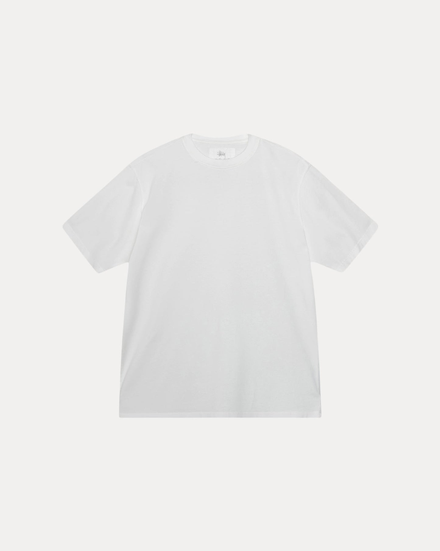 Dyed Ss Tee Mens Short Sleeve In White | hero:main:collection:new-arrivals,shirts,tops-shirts,all,tees,outerwear,denim,knits,accessories,sunglasses,hoodies,sweats,mens-hoodies-sweatshirts,shorts,pants,bottoms