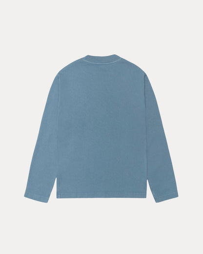 DYED LS MOCK NECK TEE
