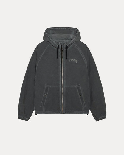 Beach Shell Garment Dyed Mens Long Sleeve Outerwear in Black | hero:main:collection:new-arrivals,shirts,tops-shirts,all,tees,outerwear,denim,knits,accessories,sunglasses,hoodies,sweats,mens-hoodies-sweatshirts,shorts,pants,bottoms