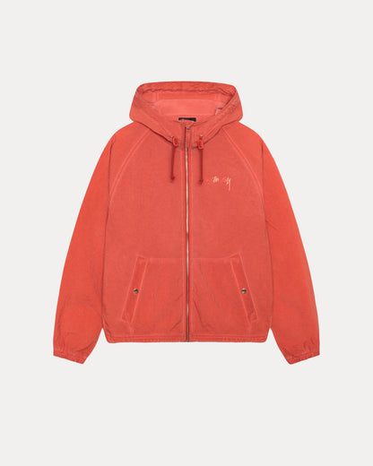 Beach Shell Garment Dyed Mens Long Sleeve Outerwear in Red | hero:main:collection:new-arrivals,shirts,tops-shirts,all,tees,outerwear,denim,knits,accessories,sunglasses,hoodies,sweats,mens-hoodies-sweatshirts,shorts,pants,bottoms