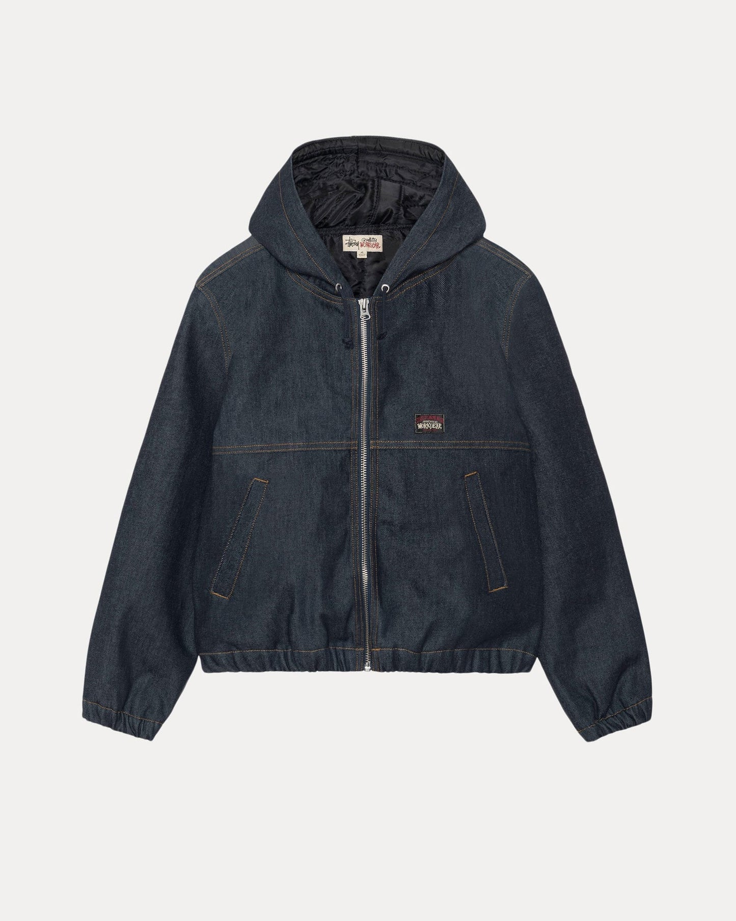 INSULATED WORK JACKET RAW DENIM