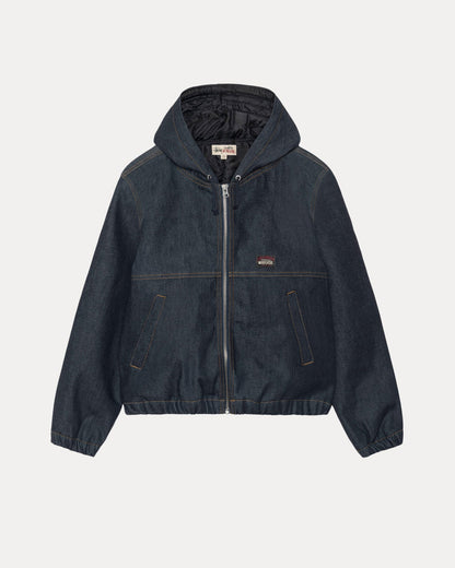 INSULATED WORK JACKET RAW DENIM