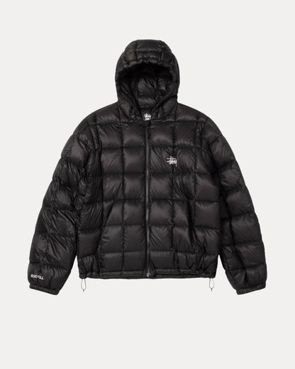 Midweight Hooded Puffer Mens Long Sleeve In Black | hero:main:collection:new-arrivals,shirts,tops-shirts,all,tees,outerwear,denim,knits,accessories,sunglasses,hoodies,sweats,mens-hoodies-sweatshirts,shorts,pants,bottoms