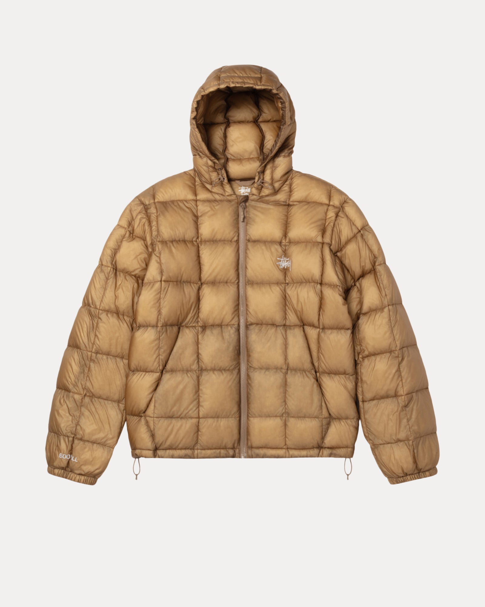 Midweight Hooded Puffer Mens Long Sleeve In Khaki | hero:main:collection:new-arrivals,shirts,tops-shirts,all,tees,outerwear,denim,knits,accessories,sunglasses,hoodies,sweats,mens-hoodies-sweatshirts,shorts,pants,bottoms