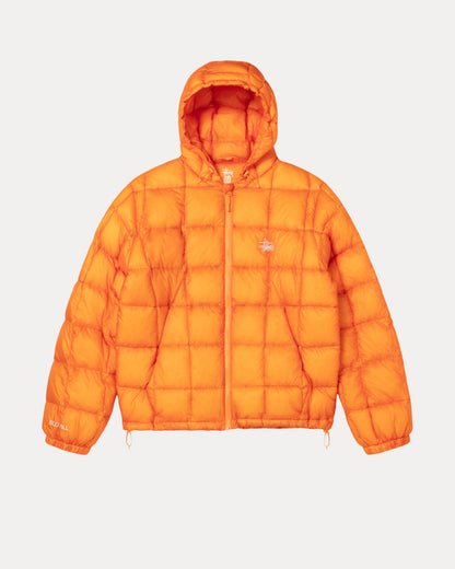 Midweight Hooded Puffer Mens Long Sleeve In Orange | hero:main:collection:shirts,tops-shirts,all,tees,outerwear,denim,knits,accessories,sunglasses,hoodies,sweats,mens-hoodies-sweatshirts,shorts,pants,bottoms