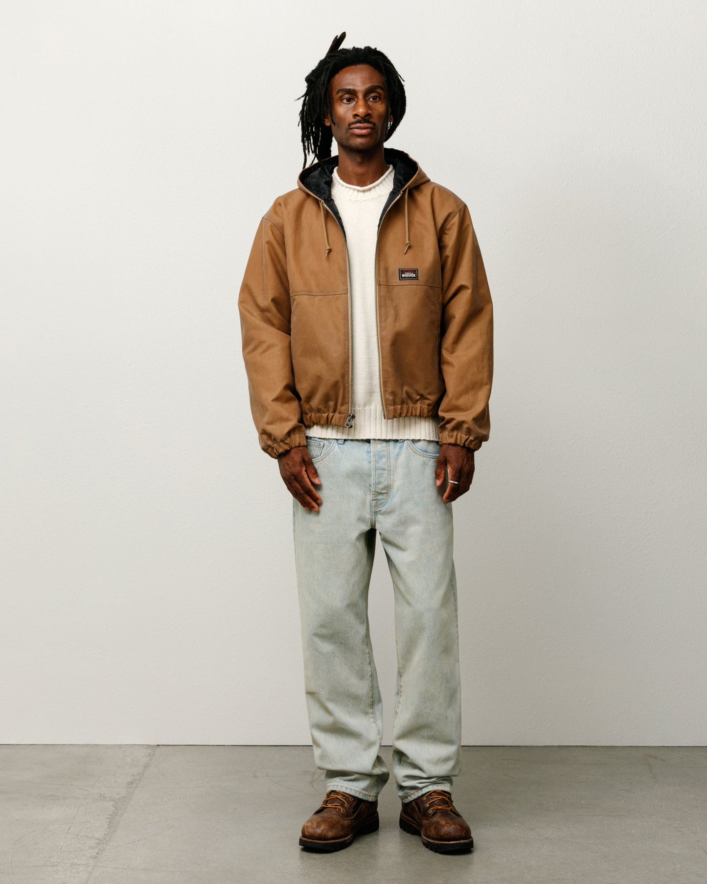 WAXED COTTON WORK JACKET