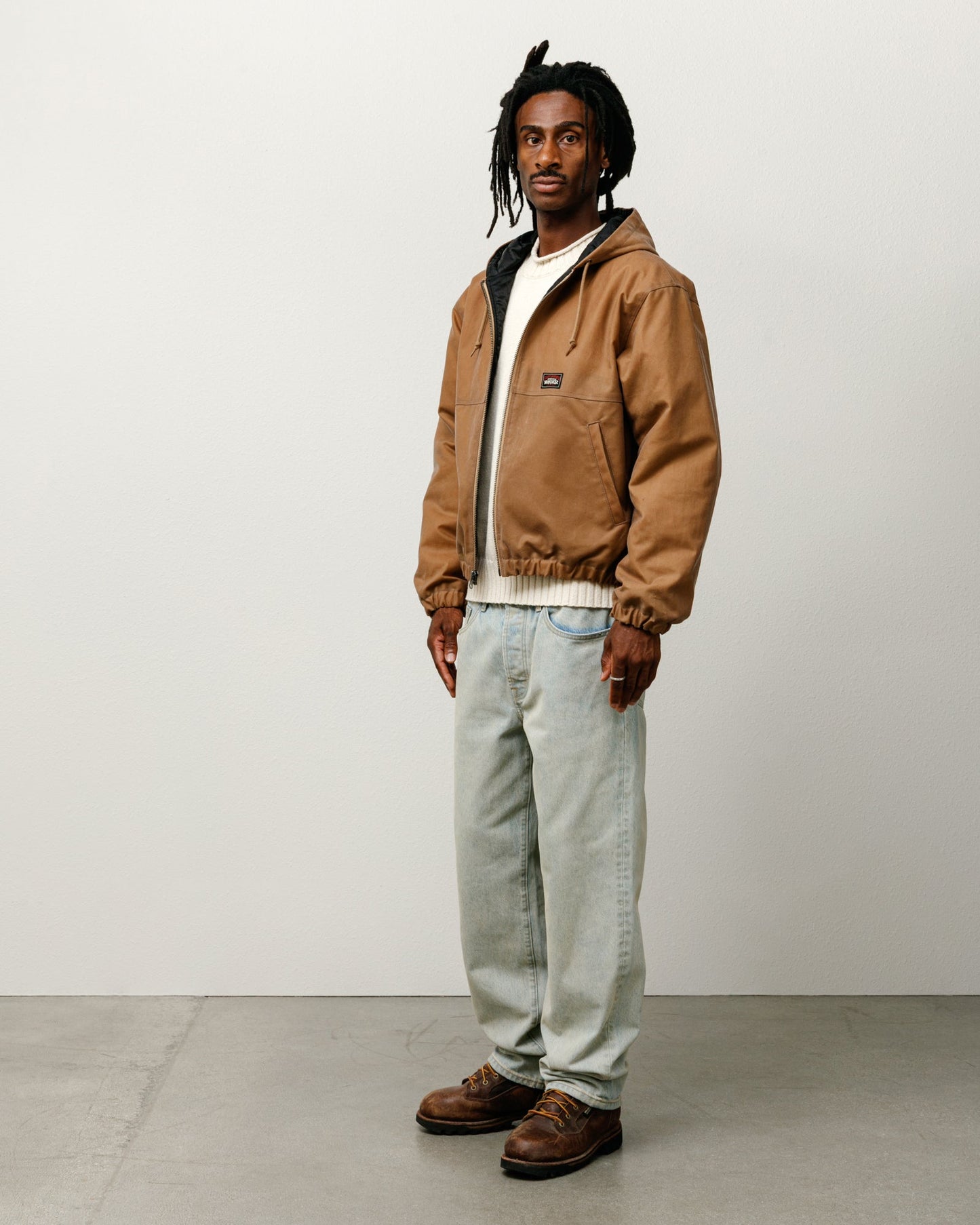 WAXED COTTON WORK JACKET