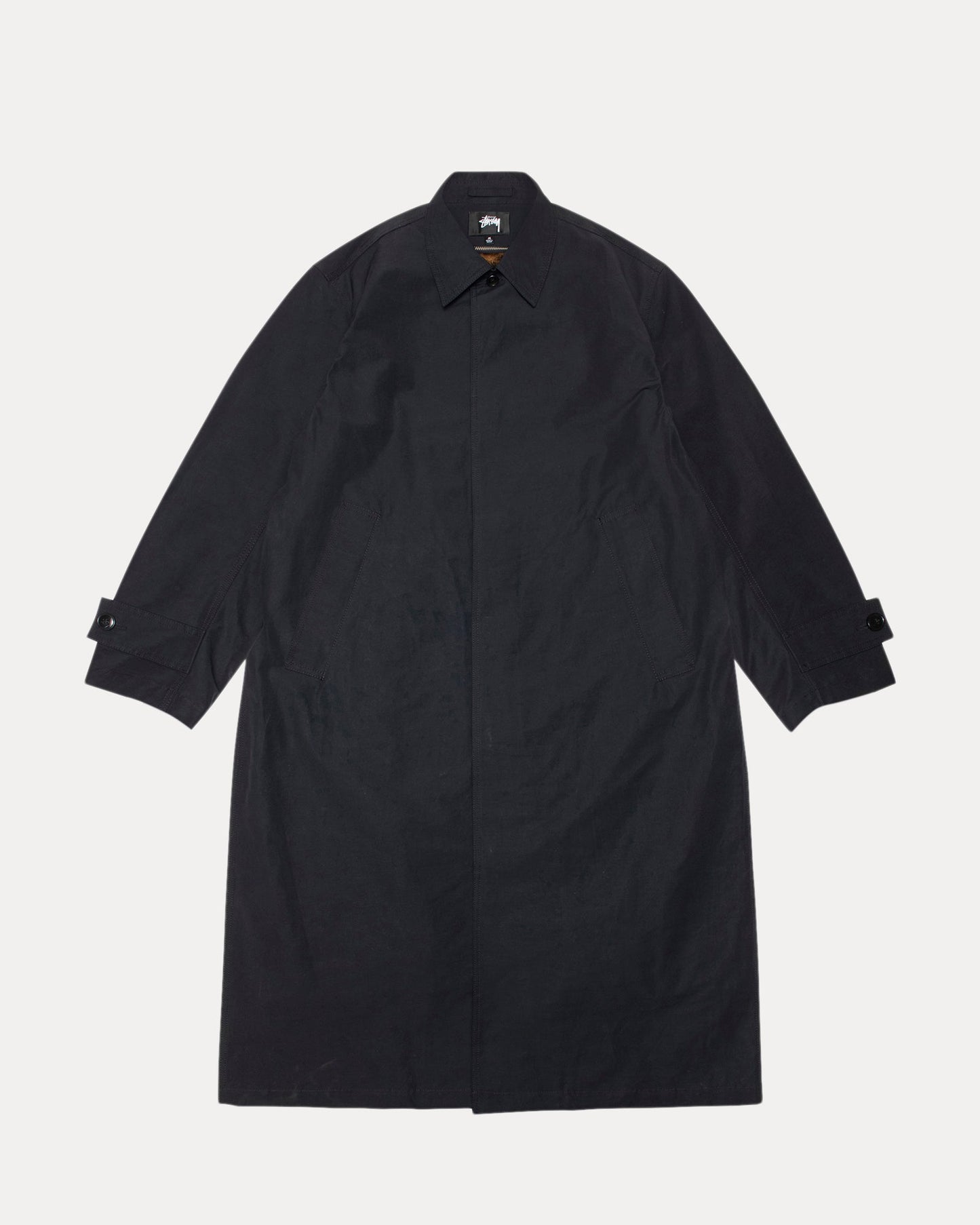 All Season Trench Mens Long Sleeve In Black | hero:main:collection:new-arrivals,shirts,tops-shirts,all,tees,outerwear,denim,knits,accessories,sunglasses,hoodies,sweats,mens-hoodies-sweatshirts,shorts,pants,bottoms