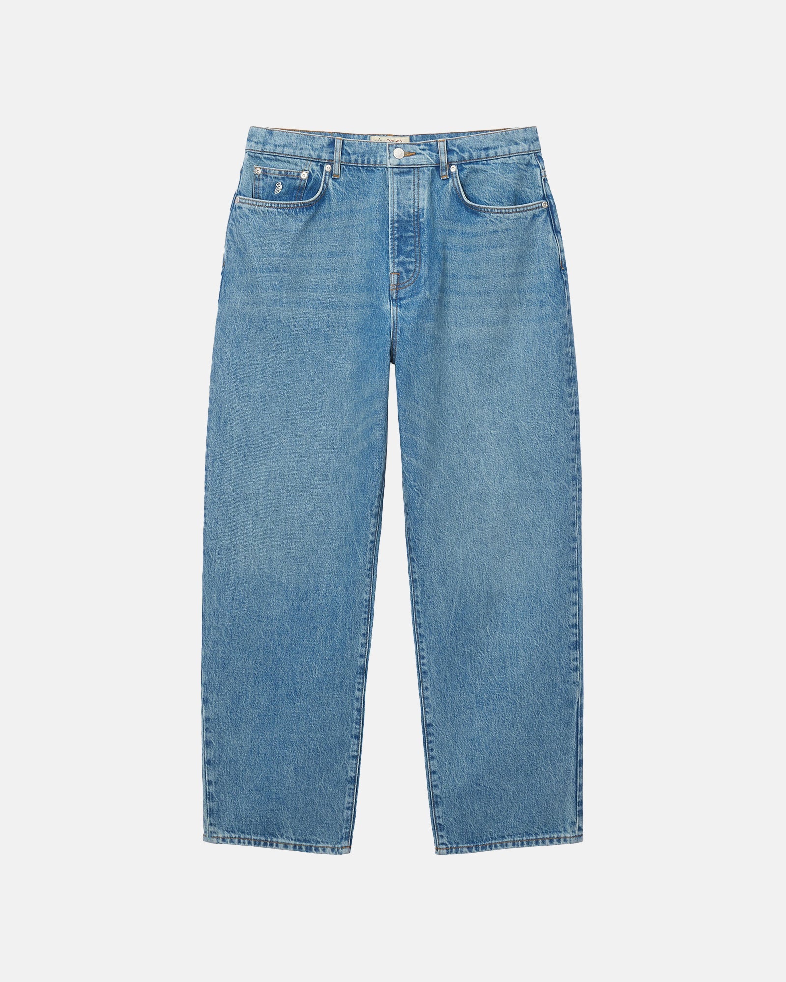 Big Ol' Jean Denim Mens Pant in Washed Blue | hero:main:collection:new-arrivals,denim,pants,all