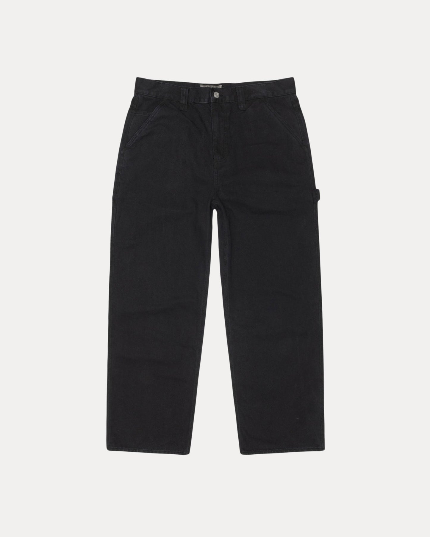 Carpenter Pant Canvas Mens Regular In Black | hero:main:collection:new-arrivals,shirts,tops-shirts,all,tees,outerwear,denim,knits,accessories,sunglasses,hoodies,sweats,mens-hoodies-sweatshirts,shorts,pants,bottoms