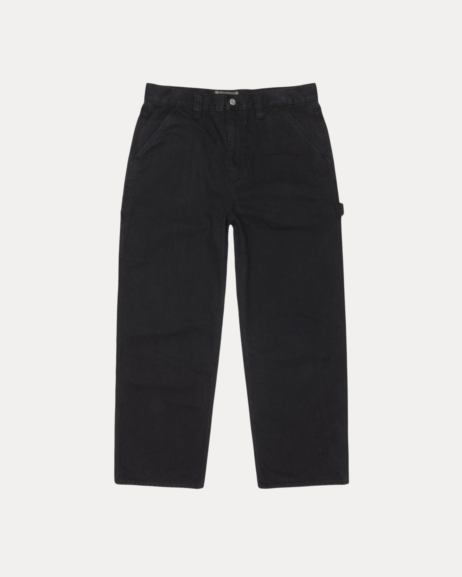 Carpenter Pant Canvas Mens Regular In Black | hero:main:collection:new-arrivals,shirts,tops-shirts,all,tees,outerwear,denim,knits,accessories,sunglasses,hoodies,sweats,mens-hoodies-sweatshirts,shorts,pants,bottoms