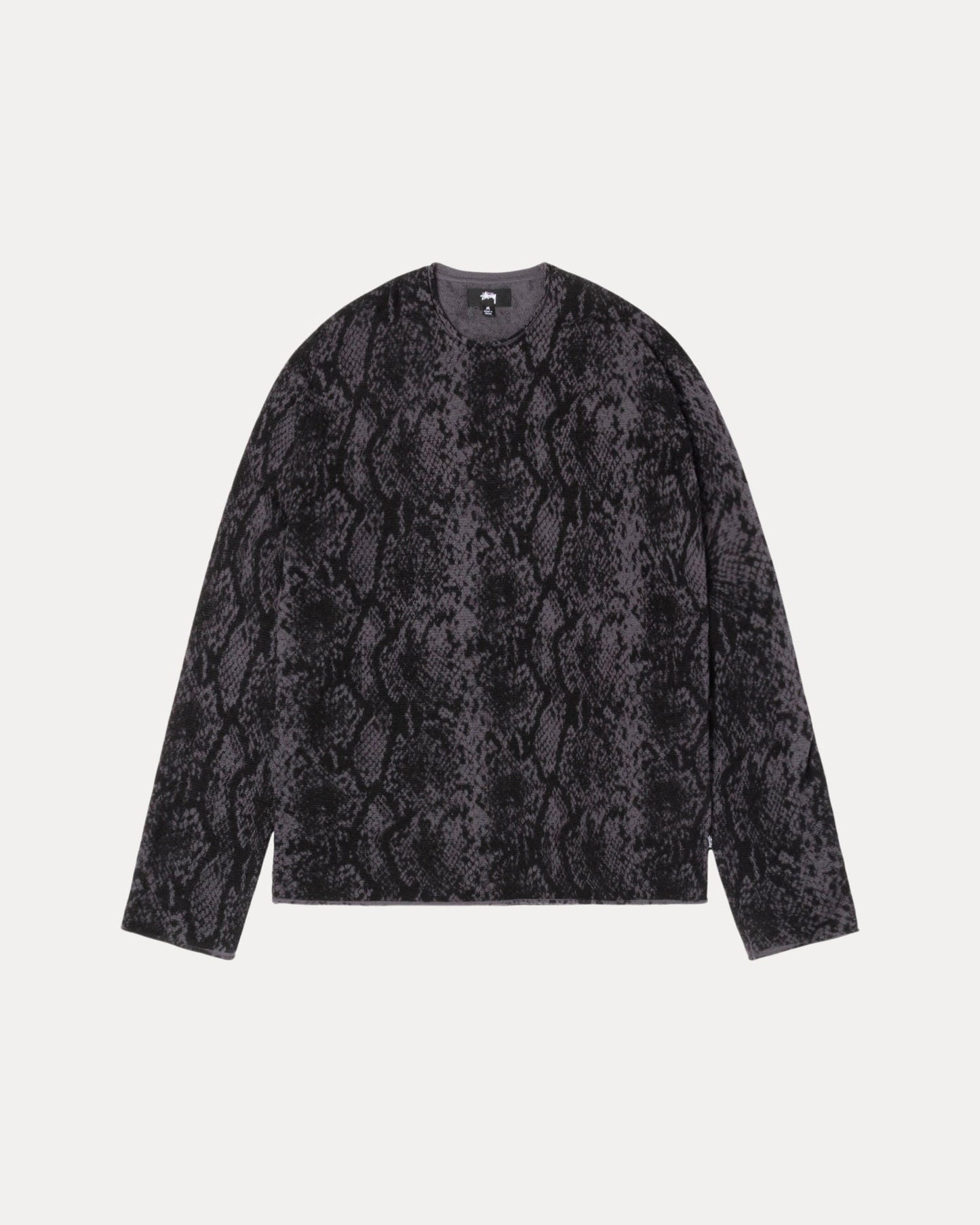 Python Sweater Mens Long Sleeve In Charcoal | hero:main:collection:new-arrivals,shirts,tops-shirts,all,tees,outerwear,denim,knits,accessories,sunglasses,hoodies,sweats,mens-hoodies-sweatshirts,shorts,pants,bottoms