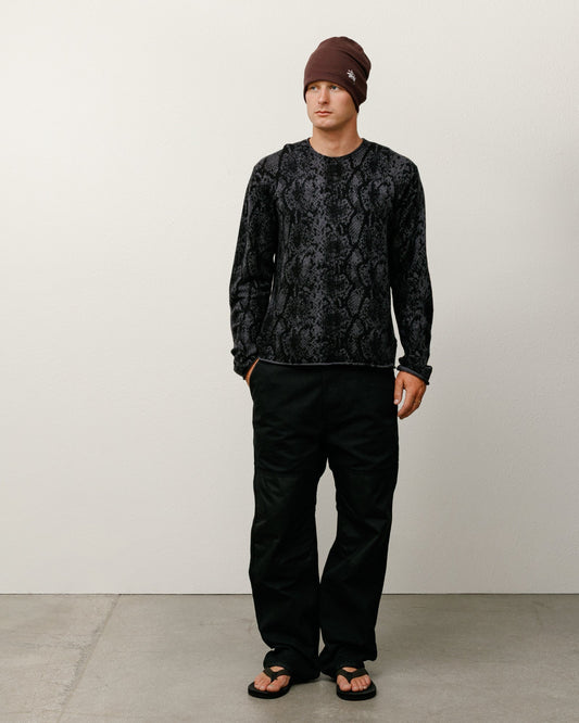 PYTHON KNIT CREW