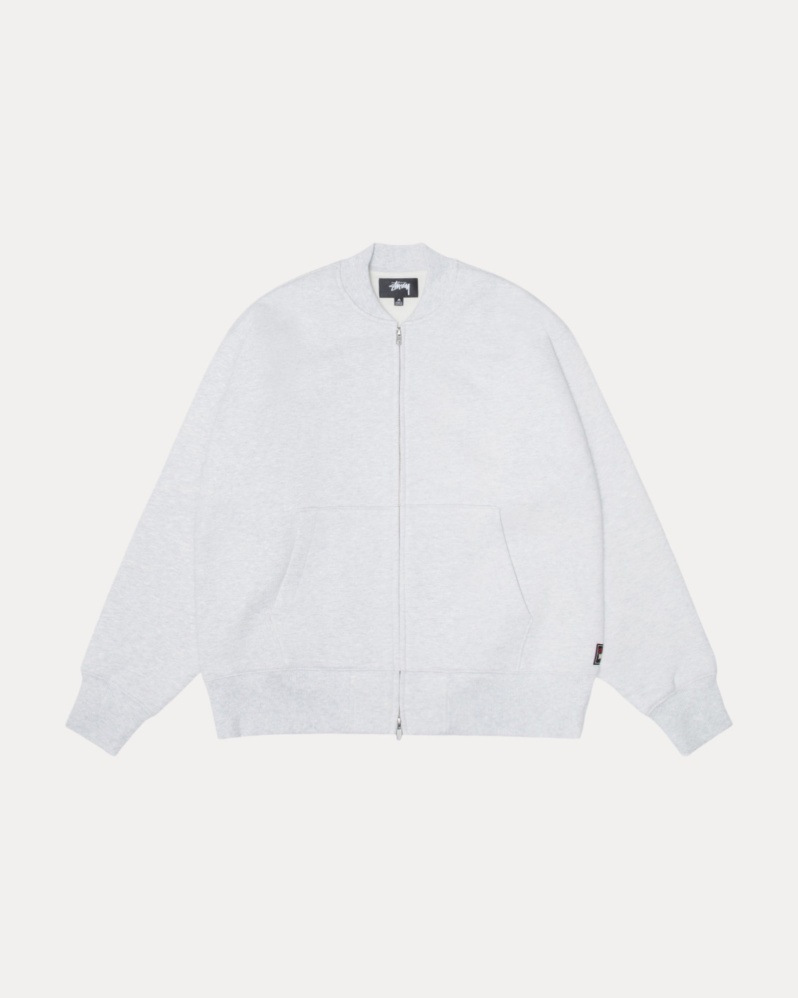 Thermal Lined Fleece Zip Mens Long Sleeve In Ash Heather | hero:main:collection:new-arrivals,shirts,tops-shirts,all,tees,outerwear,denim,knits,accessories,sunglasses,hoodies,sweats,mens-hoodies-sweatshirts,shorts,pants,bottoms