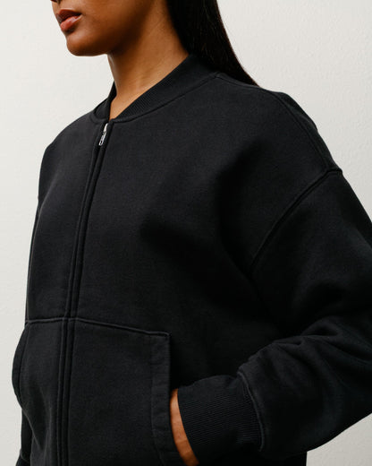 THERMAL LINED FLEECE BOMBER