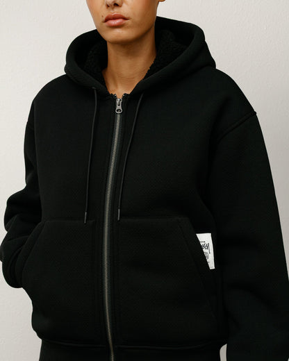 BONDED SHERPA HOODIE