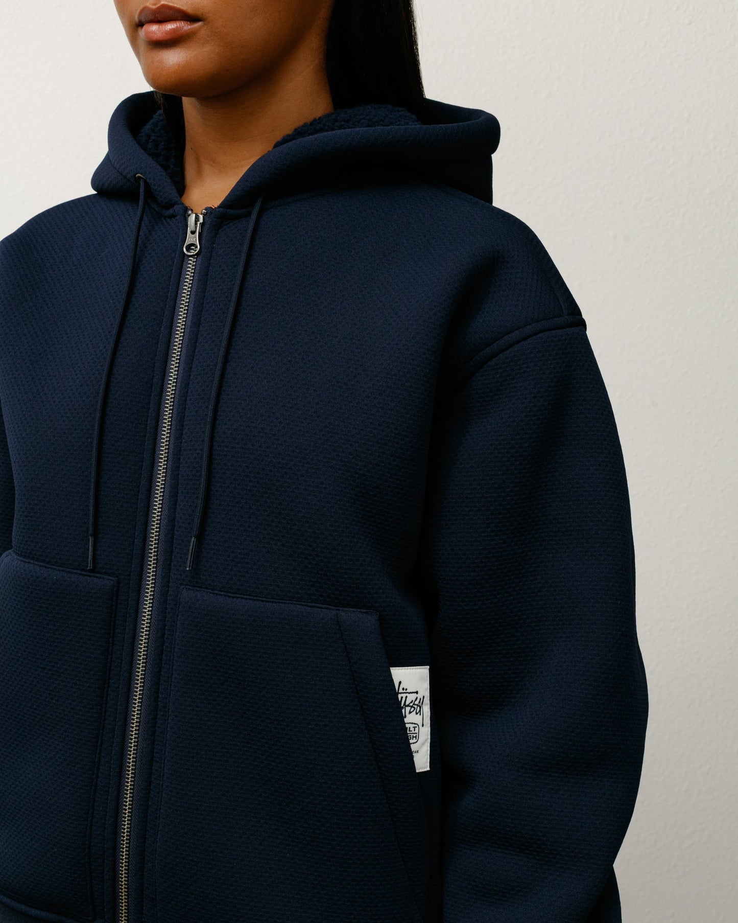 BONDED SHERPA HOODIE