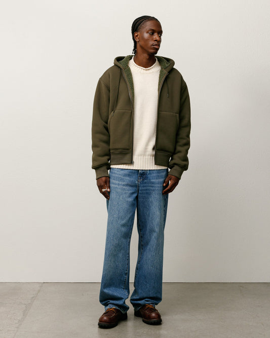 BONDED SHERPA HOODIE