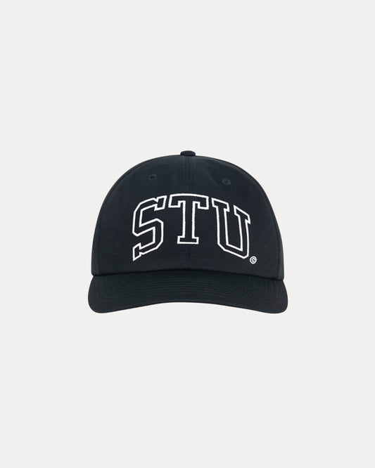 Stu Arch Strapback Cap Accessories In Shadow Black | hero:main:collection:new-arrivals,shirts,tops-shirts,all,tees,outerwear,denim,knits,accessories,sunglasses,hoodies,sweats,mens-hoodies-sweatshirts,shorts,pants,bottoms