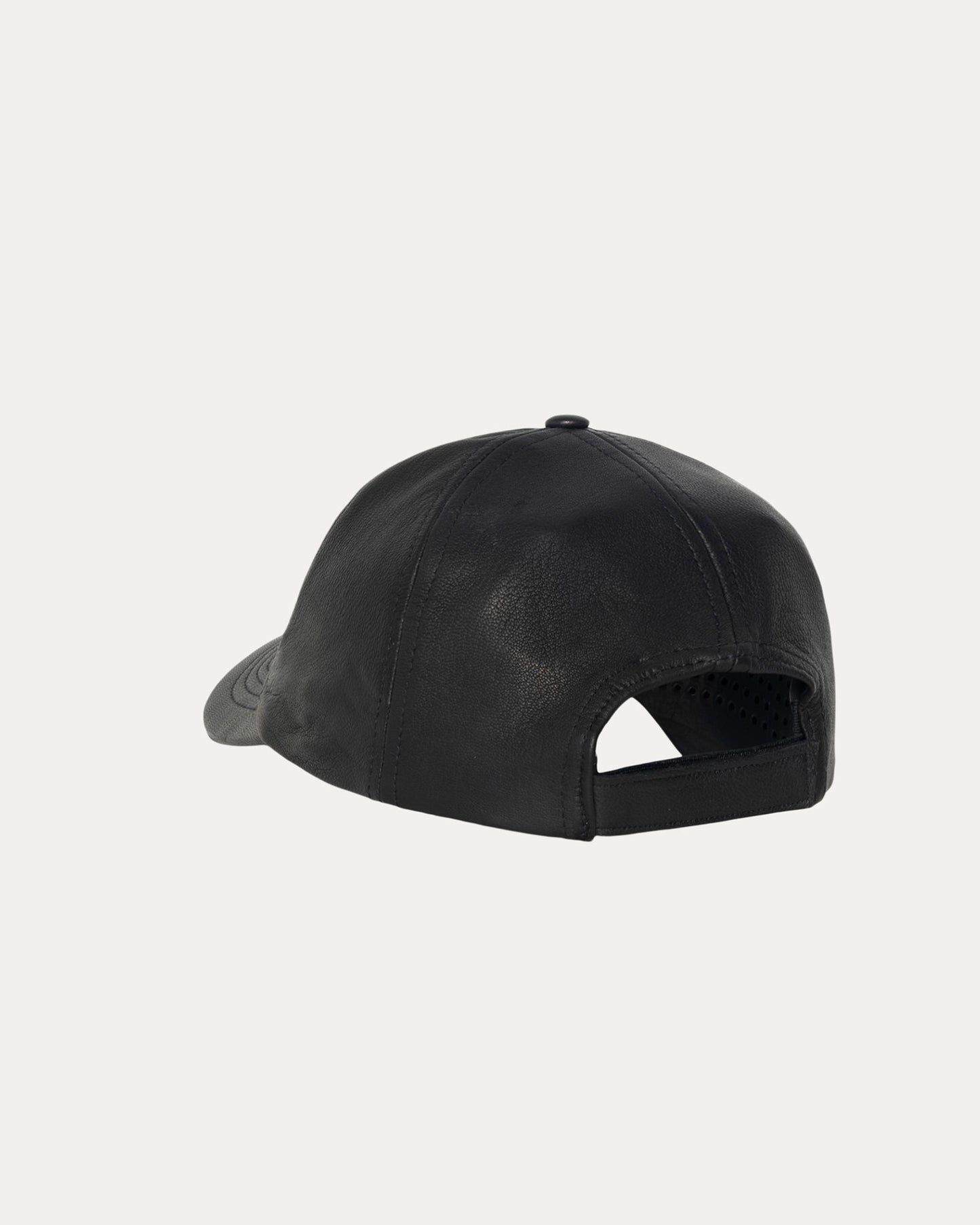 LOW PROFILE LEATHER STRAPBACK