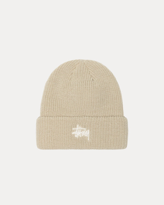 Basic Cuff Beanie Accessories In Faded Tan | hero:main:collection:new-arrivals,shirts,tops-shirts,all,tees,outerwear,denim,knits,accessories,sunglasses,hoodies,sweats,mens-hoodies-sweatshirts,shorts,pants,bottoms