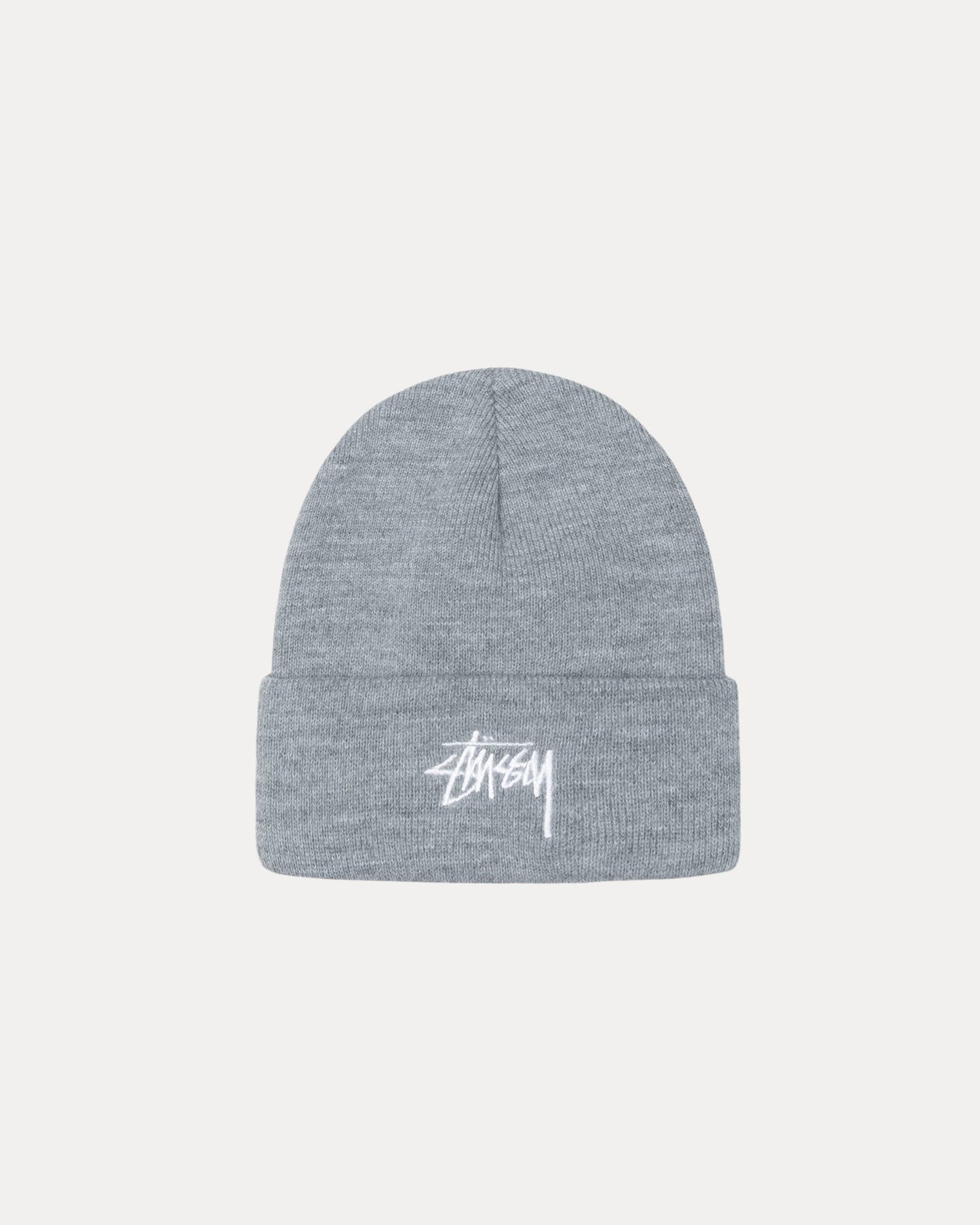 Stock Cuff Beanie Accessories In Grey Heather | hero:main:collection:new-arrivals,shirts,tops-shirts,all,tees,outerwear,denim,knits,accessories,sunglasses,hoodies,sweats,mens-hoodies-sweatshirts,shorts,pants,bottoms