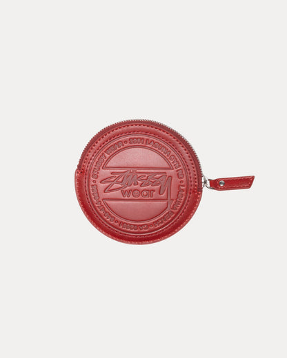 SURF DOT LEATHER POUCH