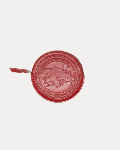 SURF DOT LEATHER POUCH