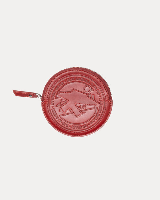 SURF DOT LEATHER POUCH