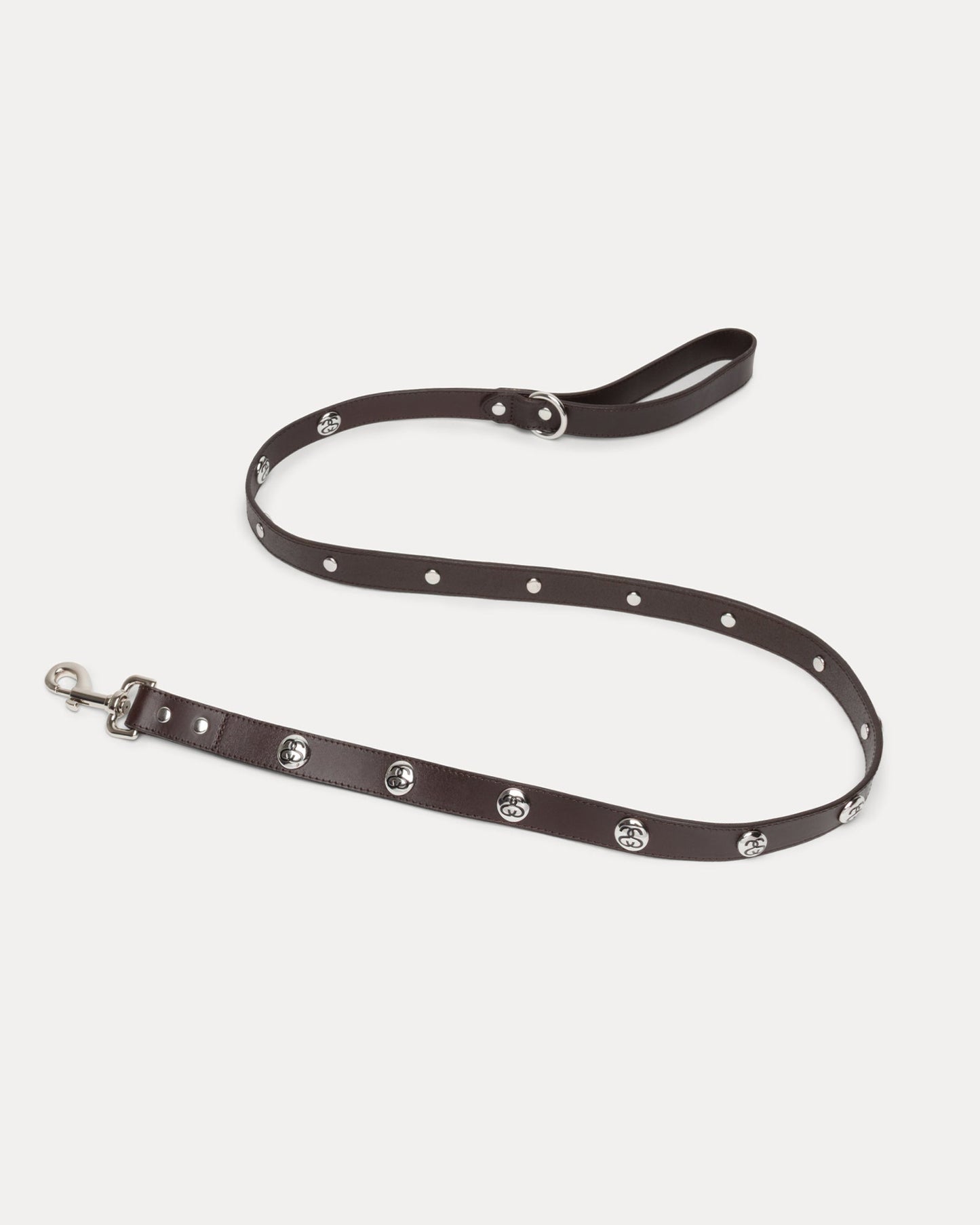 Ss Link Studded Dog Leash Accessories In Brown | hero:main:collection:new-arrivals,shirts,tops-shirts,all,tees,outerwear,denim,knits,accessories,sunglasses,hoodies,sweats,mens-hoodies-sweatshirts,shorts,pants,bottoms
