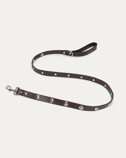 Ss Link Studded Dog Leash Accessories In Brown | hero:main:collection:new-arrivals,shirts,tops-shirts,all,tees,outerwear,denim,knits,accessories,sunglasses,hoodies,sweats,mens-hoodies-sweatshirts,shorts,pants,bottoms