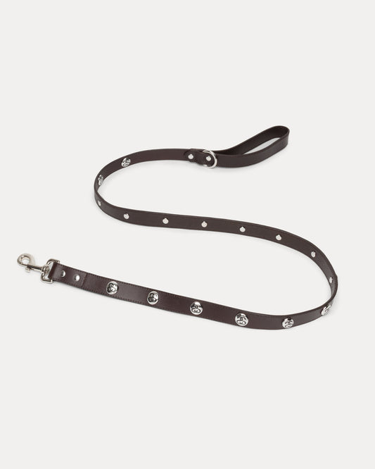 Ss Link Studded Dog Leash Accessories In Brown | hero:main:collection:new-arrivals,shirts,tops-shirts,all,tees,outerwear,denim,knits,accessories,sunglasses,hoodies,sweats,mens-hoodies-sweatshirts,shorts,pants,bottoms