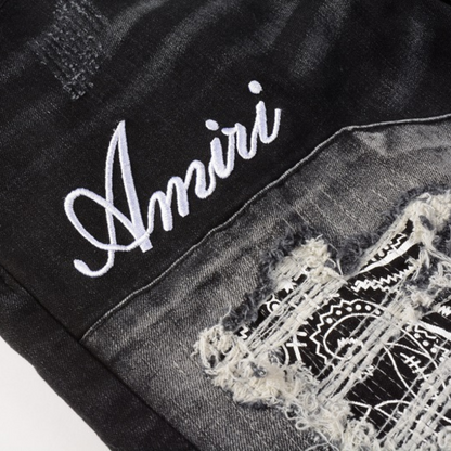 Amr Bandana Logo Jeans