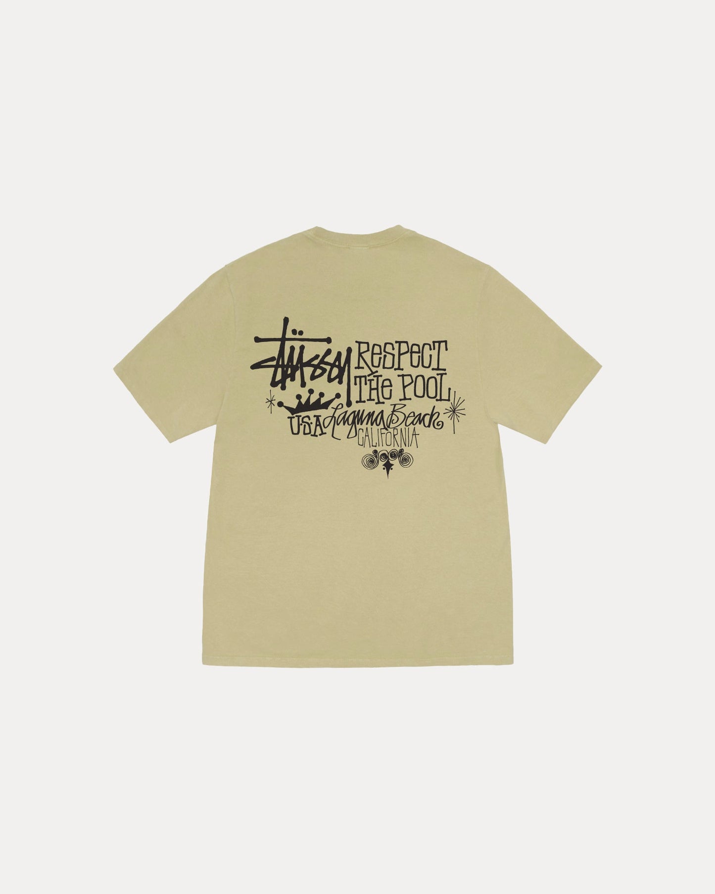 RESPECT THE POOL TEE PIGMENT DYED