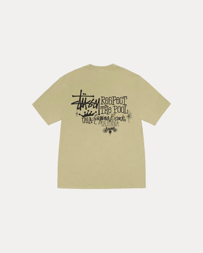 RESPECT THE POOL TEE PIGMENT DYED