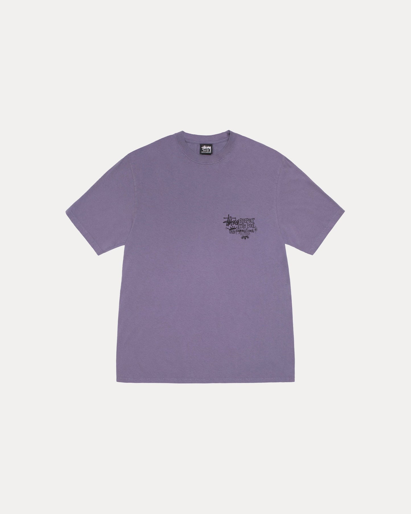 RESPECT THE POOL TEE PIGMENT DYED