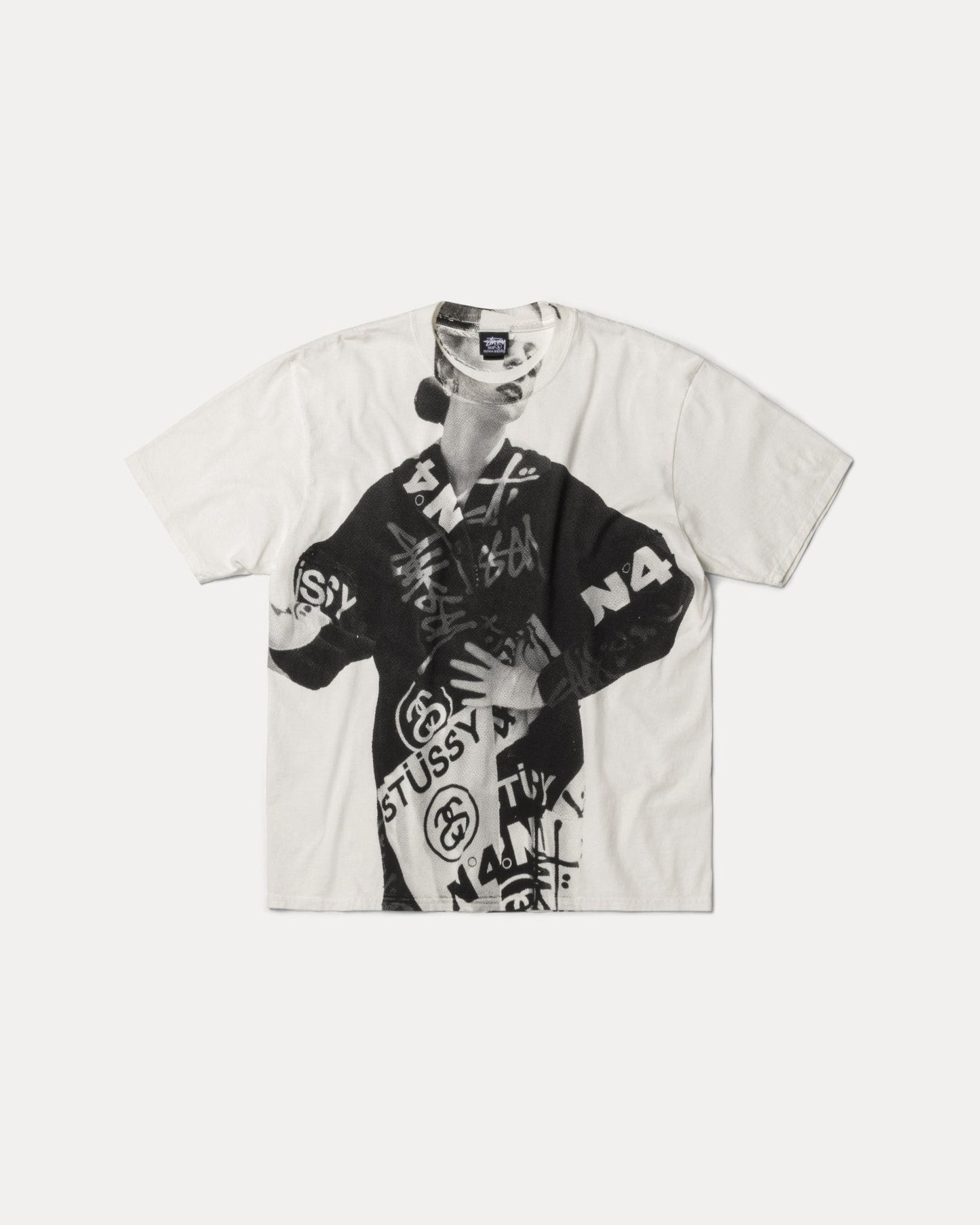 Lady Paris Pig. Dyed Tee Mens Short Sleeve In Natural | hero:main:collection:new-arrivals,shirts,tops-shirts,all,tees,outerwear,denim,knits,accessories,sunglasses,hoodies,sweats,mens-hoodies-sweatshirts,shorts,pants,bottoms